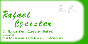 rafael czeisler business card